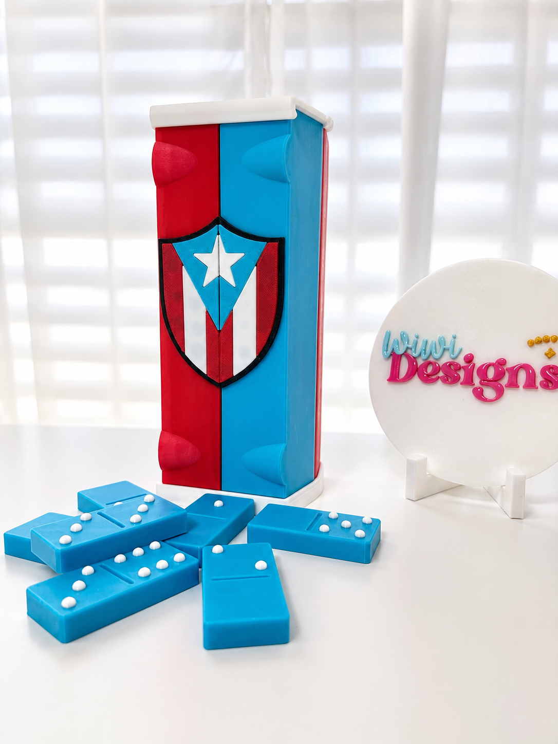 Set Dominó Puerto Rico 3D