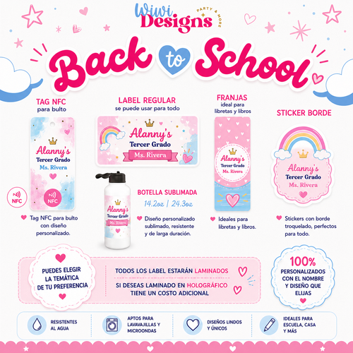 Back to school Labels