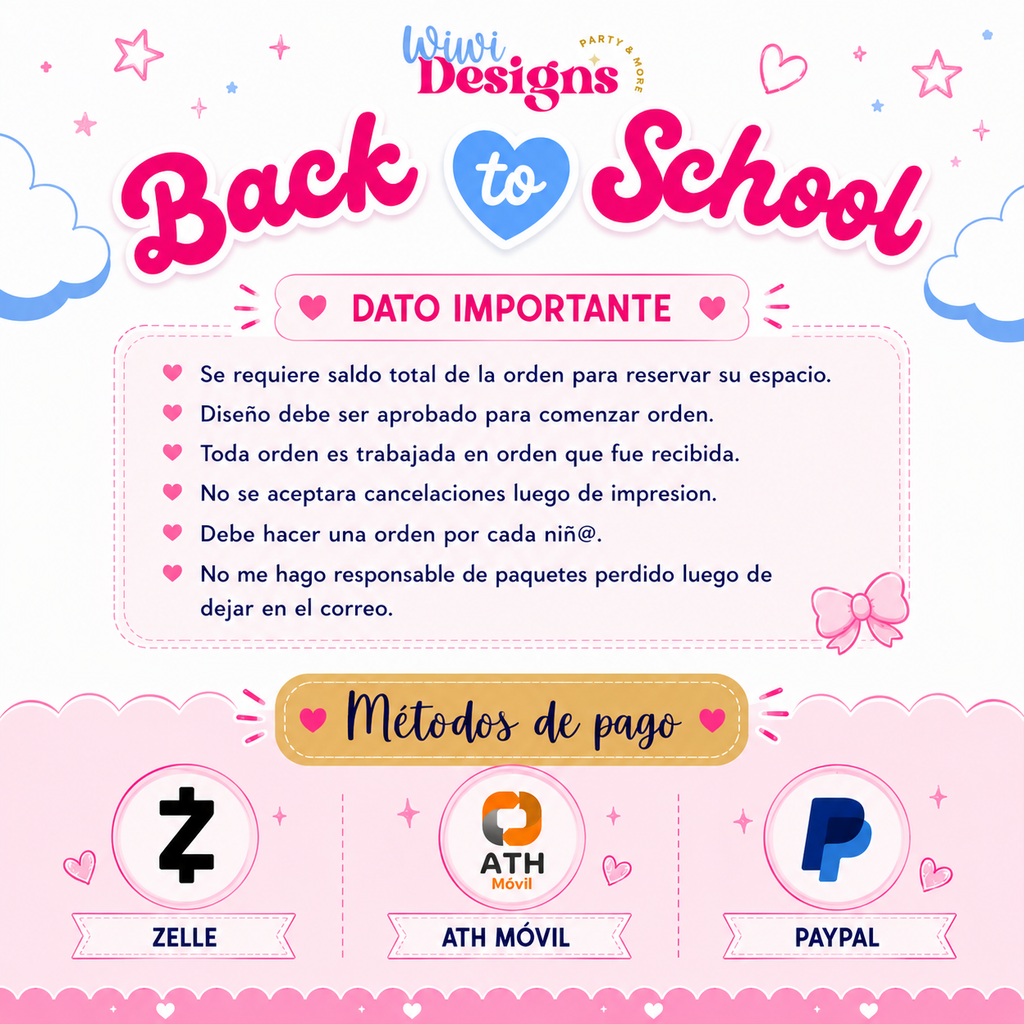 Back to school Labels